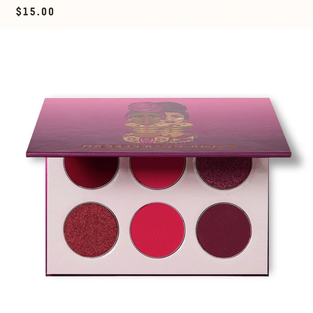 Juvia's Place Eyeshadow Palette - Rich Red and Deep Burgundy